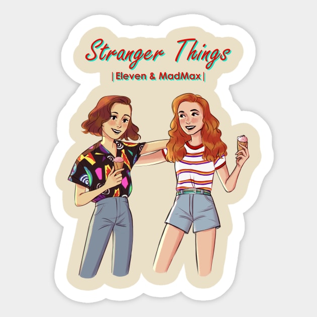 Stranger things Stranger Things Sticker TeePublic